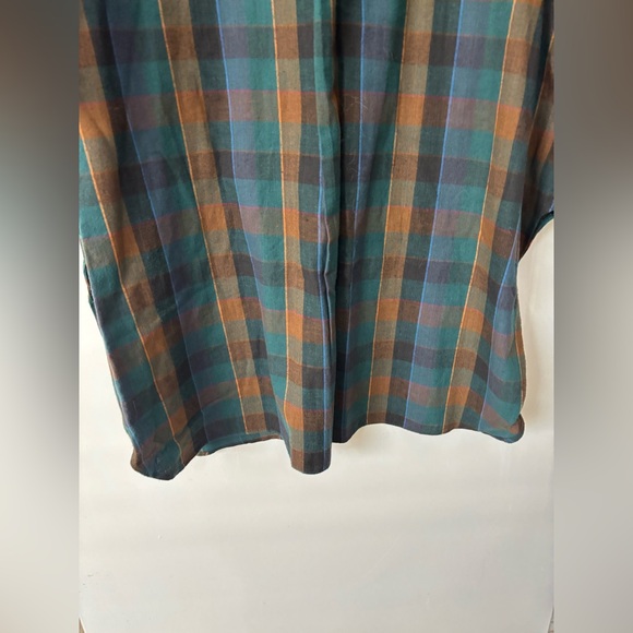 Christopher Hayes Men’s Cotton Flannel Plaid Night Pajamas Sleep Shirt Size XL - Picture 5 of 7